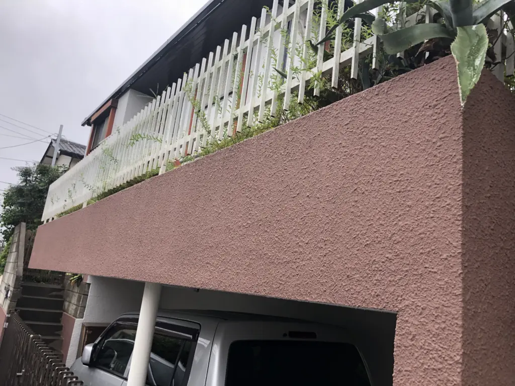 施工内容/車庫/車庫廻り塗装/町田市の外壁塗装専門店ワンリフォーム/町田市