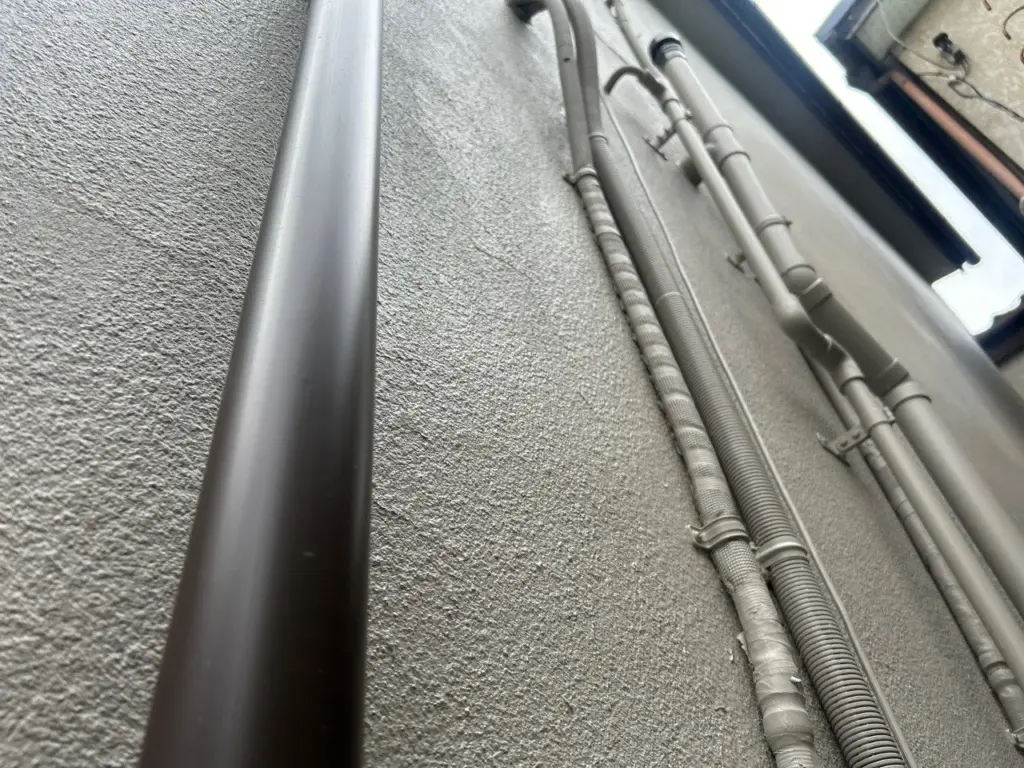 施工事例/町田市/外壁塗装/外壁塗装専門店/ワンリフォーム/雨樋取替/雨樋/火災保険/付帯部塗装/完工