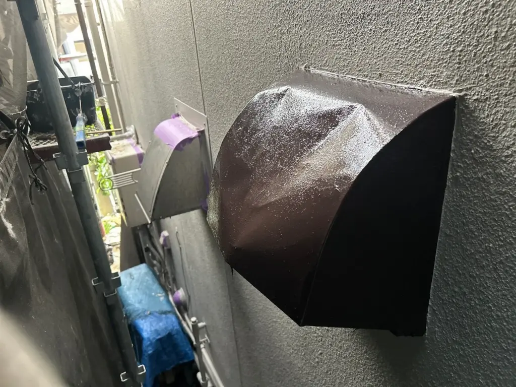 施工事例/町田市/外壁塗装/外壁塗装専門店/ワンリフォーム/雨樋取替/雨樋/火災保険/付帯部塗装