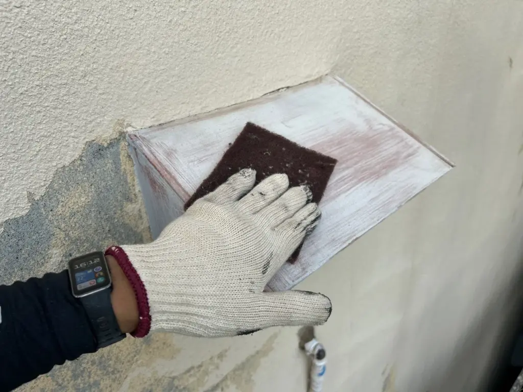 施工事例/町田市/外壁塗装/外壁塗装専門店/ワンリフォーム/雨樋取替/雨樋/火災保険/付帯部塗装