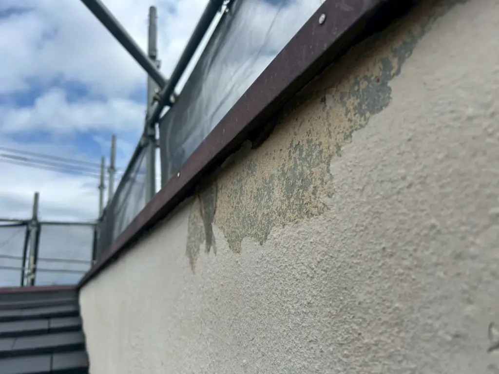 施工事例/町田市/笠木板金/板金工事/外壁塗装/外壁塗装専門店/ワンリフォーム/雨樋取替/雨樋/火災保険