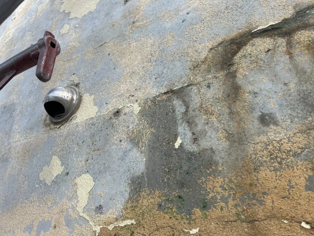 施工事例/町田市/外壁塗装/外壁塗装専門店/ワンリフォーム/雨樋取替/雨樋/火災保険/外壁剥離/旧塗膜剥離