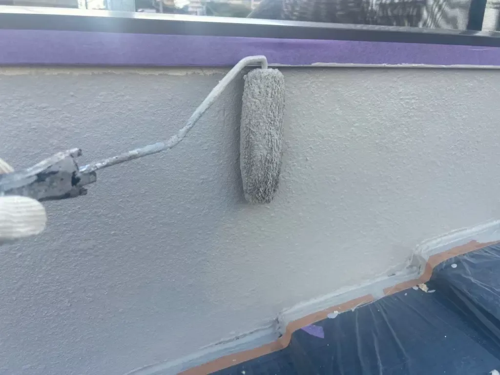 施工事例／町田市／外壁塗装／外壁塗装専門店／ワンリフォーム／雨樋取替／雨樋／火災保険／外壁剥離／旧塗膜剥離